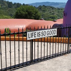 The Flintstone House - Sign