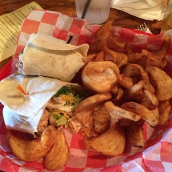 The Biltmore Grill - Spicy fiesta wrap with sidewinder fries - American Near Me - Charlottesville, Virginia The Biltmore Grill - Spicy fiesta wrap with sidewinder fries - American Near Me - Charlottesville, Virginia
