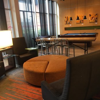 Aloft by Marriott Lexington - Lounge/ pool table area - Hotels Near Me - Lexington, Massachusetts
