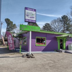 What the Fork Food Shack - Can't miss the purple building in downtown Sacul, Great place to Eat