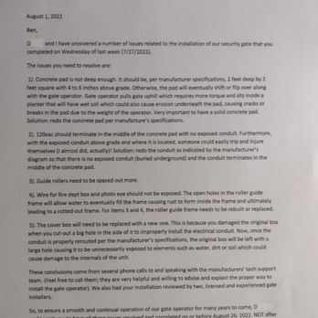 Ben's Gates And Doors - Redacted printout of sent text message - Fences & Gates Near Me - Los Angeles, California Ben's Gates And Doors - Redacted printout of sent text message - Fences & Gates Near Me - Los Angeles, California