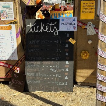 Queens Pumpkin Patch - Ticket menu (as of 10.5.24) - Pumpkin Patches Near Me - Saratoga, California