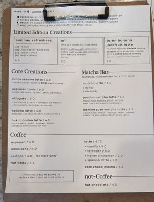 Menu photo 1 Kape Coffee Columbus, OH