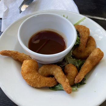 The Troll Tavern - Very small portion of bang bang shrimp - American Near Me - Helen, Georgia