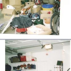 The De-Clutter Box - Before & After Garage DeCluttering