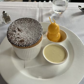 The Mark Restaurant - Grand Marnier and Chocolate Chip Soufflé - French Near Me - New York, New York