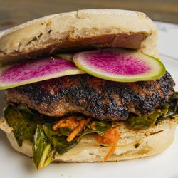 MikChan's - Bulgogi Burger - Available on Gluten Free Buns and Vegetarian Option