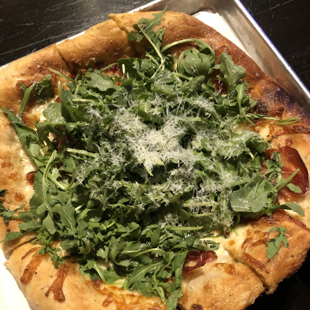 The Stillery - Prosciutto Arugula Pizza ... fabulous crust, perfectly balanced toppings. So good! - New American Near Me - Nashville, Tennessee The Stillery - Prosciutto Arugula Pizza ... fabulous crust, perfectly balanced toppings. So good! - New American Near Me - Nashville, Tennessee