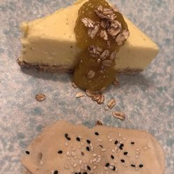 Qualicum Beach Cafe - Peach & Lime Cheesecake