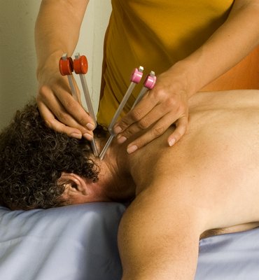 Acutonics Tuning Fork Therapy - For almost thirty years the Acutonics Institute of Integrative Medicine has trained allied health care professionals worldwide, including acupuncturists, doctors, nurses, chiropractors, and massage therapists in the use of the Acutonics Tuning Forks. Practitioners are given a powerful set of healing tools and methods to integrate into their clinical settings. 

Our tuning forks are manufactured in the US of a proprietary space-grade aluminum alloy developed for its sound quality and accuracy. They are tuned to the scientifically calculated orbital properties of the Earth, Moon, Sun, and Planets also known as the Music of the Spheres.

Our method of Tuning Fork Therapy draws from East Asian Medicine, Science, and Psychology to inform the selection of tuning forks and where to place them on the body. As a result, the methodology we developed is a non-invasive, yet powerful, transformational healing system. Using sound and vibration we strive to re-harmonize and attune the human energy field to achieve optimal health, actualization, and wholeness.