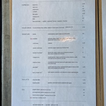 Laveta - Drink Menu - Coffee & Tea Near Me - Los Angeles, California