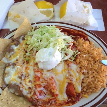 Choice Burgers - Cheese enchilada plate! - Burgers Near Me - Brea, California