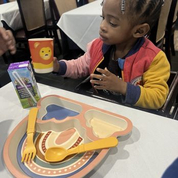Thai Rak Thai - Rainbow children plate and juice - Thai Near Me - Scranton, Pennsylvania Thai Rak Thai - Rainbow children plate and juice - Thai Near Me - Scranton, Pennsylvania