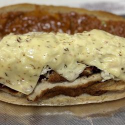 Burns Park Deli - #31 Chipotle Chicken - Breaded chicken, Jalapeno Cheese, Bacon, Coleslaw & Chipotle Mayo