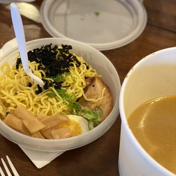 Toss-Fried Chicken and Ramen - The noodles and toppings are packaged separately from the broth - Ramen Near Me - Tucson, Arizona
