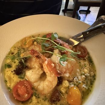 Marzano Italian Restaurant - An AMAZING dish with giant prawns over polenta. - Italian Near Me - Tacoma, Washington Marzano Italian Restaurant - An AMAZING dish with giant prawns over polenta. - Italian Near Me - Tacoma, Washington