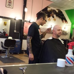 Cha Cha Beauty & Barber - Some finishing touches.