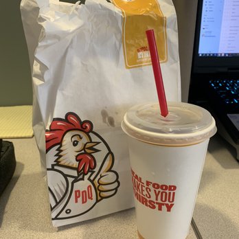 PDQ Chicken - a cup of coffee and a bag of fries - Sandwiches Near Me - Jacksonville, Florida