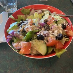 Pizza Palace - Best part of the meal - Greek salad