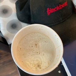 Starbucks - Barely any whip cream. Didn't fill the cup. I asked for warm not hot twice and it's burning hot