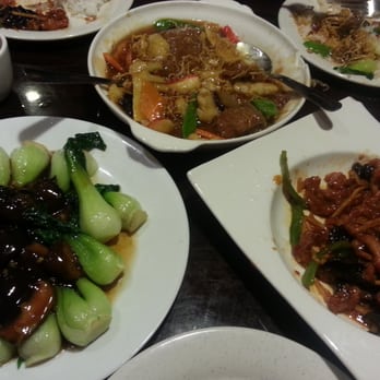 Han Dynasty - Bok choy with mushroom. Garlic Sauce pork, House special noodles. - Chinese Near Me - Exton, Pennsylvania Han Dynasty - Bok choy with mushroom. Garlic Sauce pork, House special noodles. - Chinese Near Me - Exton, Pennsylvania