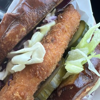 Tabay's Mindful Kitchen - Crispy Chick'n Sandwich - soooo flavorful and perfectly executed. I was legit sad to take my last bite! - Food Trucks Near Me - Kahului, Hawaii Tabay's Mindful Kitchen - Crispy Chick'n Sandwich - soooo flavorful and perfectly executed. I was legit sad to take my last bite! - Food Trucks Near Me - Kahului, Hawaii
