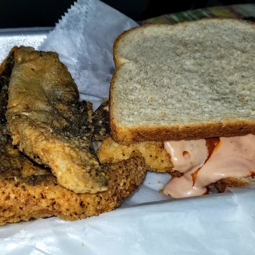Rib Shack - Fish sandwich - Soul Food Near Me - Jamaica, New York
