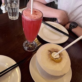 Nyonya - Fresh coconut drink and Fresh Watermelon Juice - Malaysian Near Me - New York, New York Nyonya - Fresh coconut drink and Fresh Watermelon Juice - Malaysian Near Me - New York, New York
