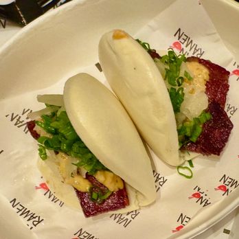 Ivan Ramen - Made in houe - Wagyu Pastrami Bao Buns - Noodles Near Me - Las Vegas, Nevada