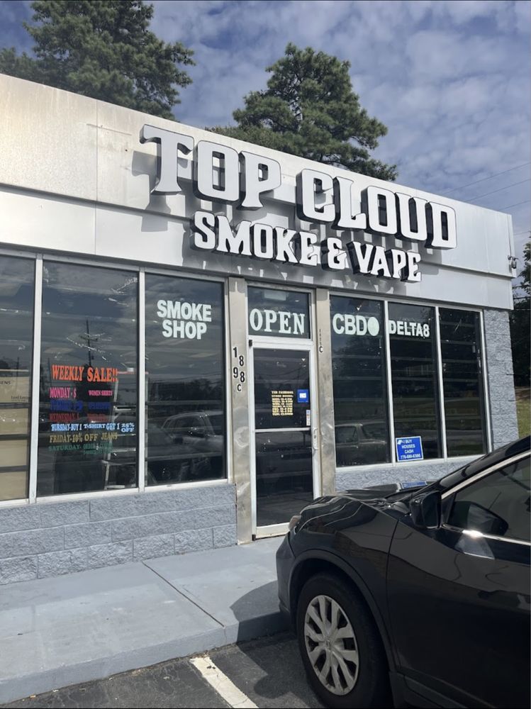 TOP CLOUD SMOKE AND VAPE Updated October 2024 1898 Rock Chapel Rd