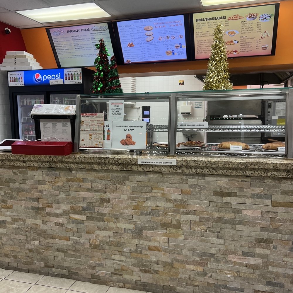Pizza World - the counter and menus of the restaurant - Pizza Near Me - Hamilton, Ontario Pizza World - the counter and menus of the restaurant - Pizza Near Me - Hamilton, Ontario
