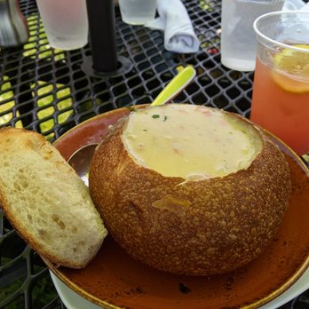 Park Chalet - Pacific Clam Chowder, $13 prior to tax & Guava Strawberry Lemonade, $7 prior to tax - Breweries Near Me - San Francisco, California Park Chalet - Pacific Clam Chowder, $13 prior to tax & Guava Strawberry Lemonade, $7 prior to tax - Breweries Near Me - San Francisco, California