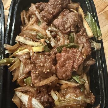 KPB Asian Bistro - Mongolian Beef & Broccoli  Not the beef and broccoli but this website is making me add it... it's the family size Mongolian beef - Asian Fusion Near Me - Tustin, California