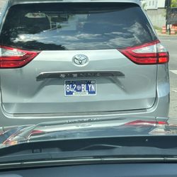 Lyft - Tag and model of Lyft vehicle.