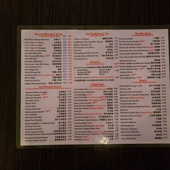 Taste Tea Cafe - Menu! - Taiwanese Near Me - Artesia, California