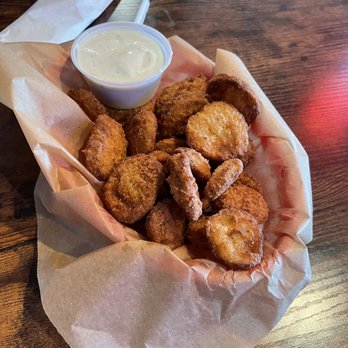 The Back Porch BBQ - Frickles (fried pickles) - Barbeque Near Me - La Grange, Texas