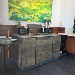 No napkins, and when asked they told us they were out of straws too.