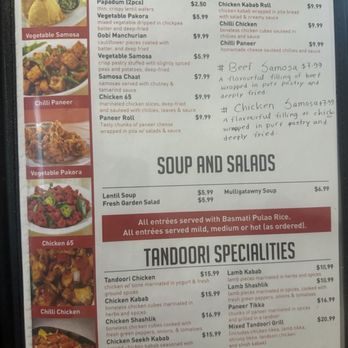 Buffalo Tikka House - Menu 4/25 - Halal Near Me - Buffalo, New York
