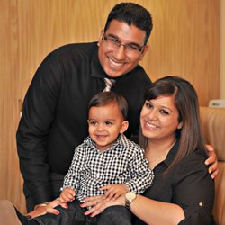 Sethi Virdi DDS - Dr. Virdi, Dr. Sethi and their son Aarman