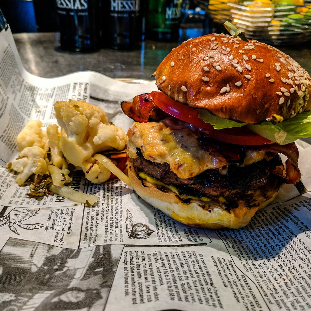 Crazyweed Kitchen - House ground brisket burger - Asian Fusion Near Me - Canmore, Alberta Crazyweed Kitchen - House ground brisket burger - Asian Fusion Near Me - Canmore, Alberta