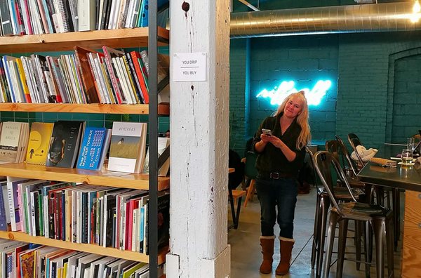 Riffraff bookstore and bar by null