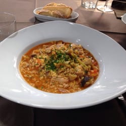 The Book - Arroz con secreto ibérico y setas meloso