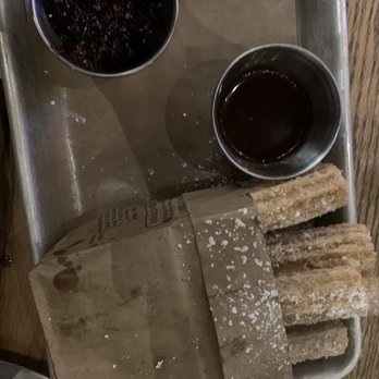 Hudson Taco - HT Churros with Chocolate Dip and Local Jam - Tacos Near Me - Newburgh, New York
