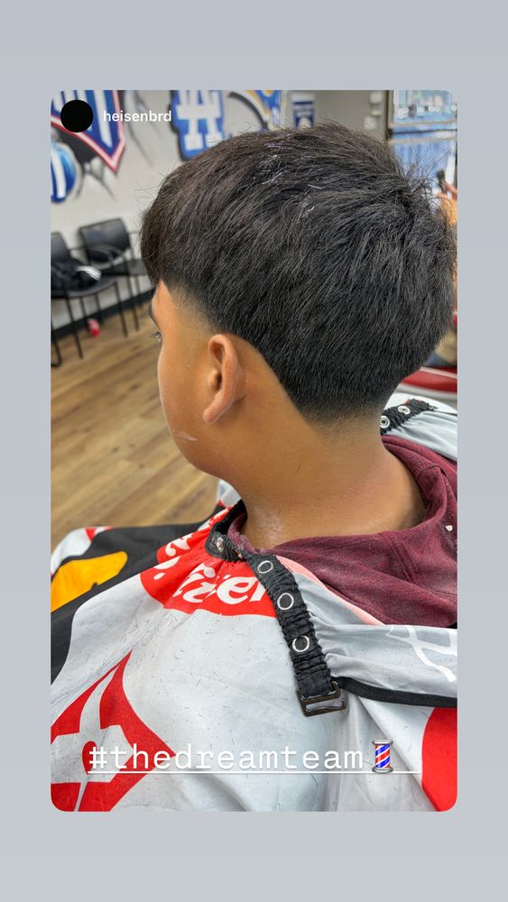 The Dream Team Barbershop Logo