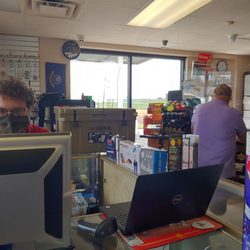 Patriots Travel Center - Got a weekend fishing license.