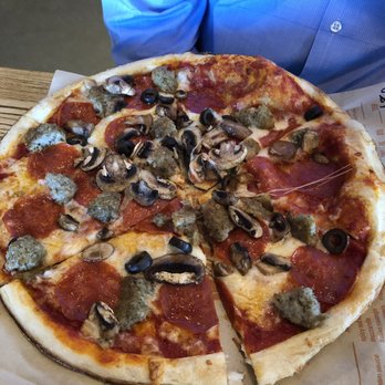 Blaze Pizza - Meat eater: we got to choose additional toppings if wanted. - Pizza Near Me - Lehi, Utah
