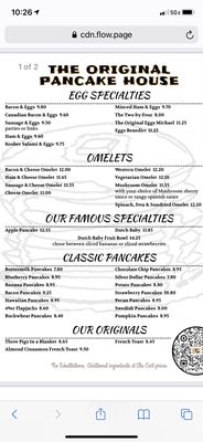 Menu photo 4 The Original Pancake House West Chester, OH Menu photo 4 The Original Pancake House West Chester, OH