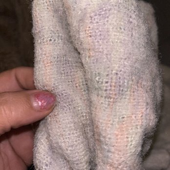 SpinXpress Laundry - Walzem - Fibers are melted together material is 55%nylon and 45% acrylic normally soft and fluffy now feels like hard microfiber - Laundromat Near Me - San Antonio, Texas