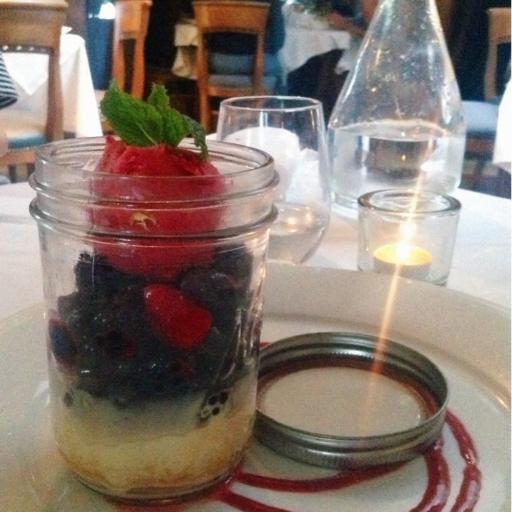 Bistro 45 - Organic Berry Trifle - New American Near Me - Pasadena, California Bistro 45 - Organic Berry Trifle - New American Near Me - Pasadena, California