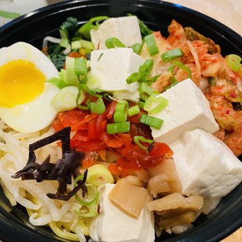 Uchiwa Ramen - Veggie miso ramen (takeout bowl without the broth) - Japanese Near Me - San Rafael, California Uchiwa Ramen - Veggie miso ramen (takeout bowl without the broth) - Japanese Near Me - San Rafael, California